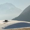 Refuge isolé dans la neige - Moos près de Lermoos, Autriche sur KB Design & Photography (Karen Brouwer)