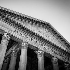 Rome | Romeins Pantheon | Zwart- Wit | Fine Art Photography van Alexander Mol