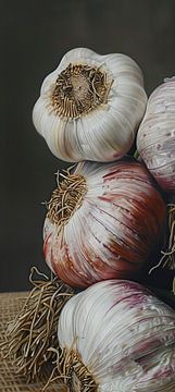 Painting Garlic by Blikvanger Schilderijen