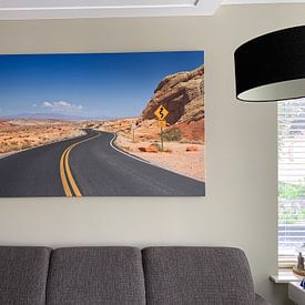 Customer photo: Country Road USA by Melanie Viola, on canvas