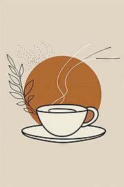 Minimalist coffee by Poster Art Shop