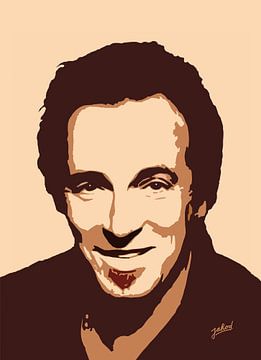 Bruce Springsteen - The Rising portret van Jarod Art