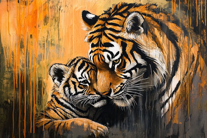 Abstrakte Natur in dynamischen Farben von Imperial Art House