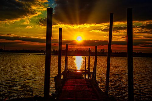 Zonsondergang Asselt