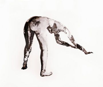 Ink Study No. 4 (gebückt) by Joshua Hoskins