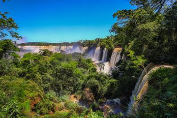 The Iguazu Falls on the Argentine side. by Jan Schneckenhaus