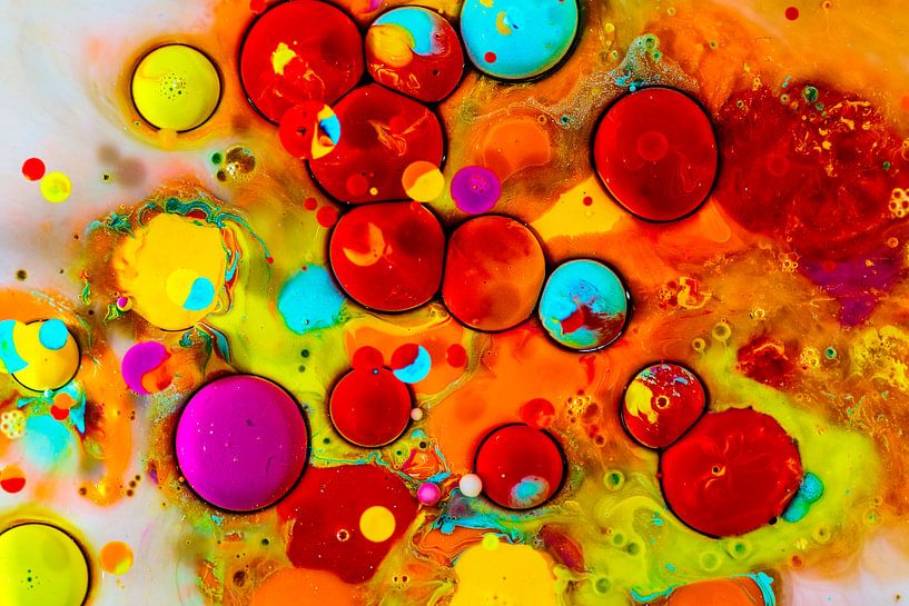 Regenboog bubbels von Rob Smit