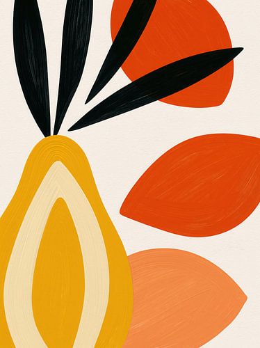 De vormen van de zomer | Abstracte schilderkunst