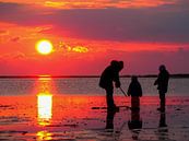 Familienurlaub an der Nordsee in Deutschland von Animaflora PicsStock Miniaturansicht