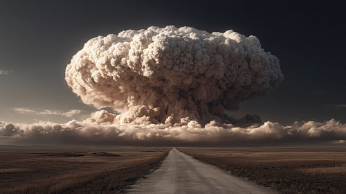 Panorama einer Atombombe