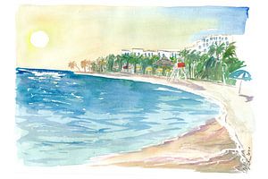 Ausflugszeit am jamaikanischen Strand von Doctors Cave