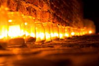 many candles in a row