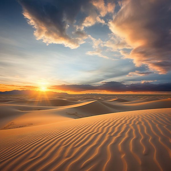 Schönheit der Wüste von fernlichtsicht