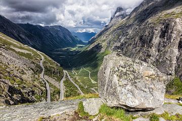 Trollstigen in Norway van Rico Ködder