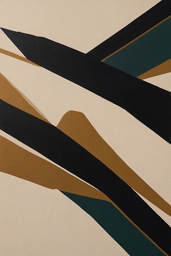 Minimalistische weergave op beige achtergrond