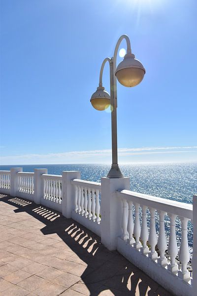 Strandpromenade in Benalmadena, Spanien, Malaga von Claude Laprise