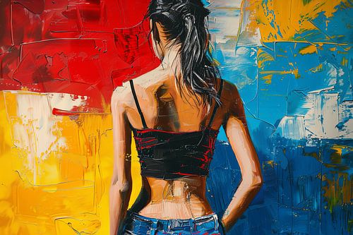 creatief abstract portret