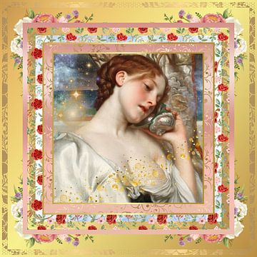 S.F. Version remastérisée de Sea Echoes par Frederic Leighton. sur Silver Fox Art Decor