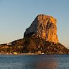 Naturpark Peñón de Ifach bei Sonnenuntergang von Adriana Mueller