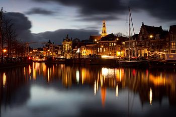 Storm arises over "Het Donkere Spaarne"