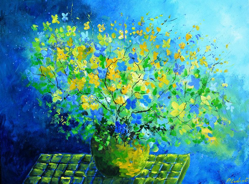 Blue still life by pol ledent