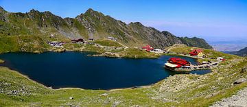Rumänien: Der Balea-See (rumänisch: Balea Lac) von oben von Udo Herrmann