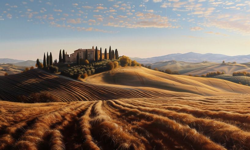 Das Herz der Toskana: Ein Haus zwischen den Feldern von fernlichtsicht