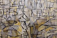 Tableau n° 4, Piet Mondrian par Des maîtres magistraux Aperçu
