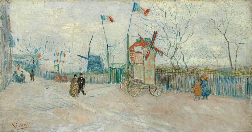 Vincent van Gogh, Impasse des Deux Frères von 1000 Schilderijen