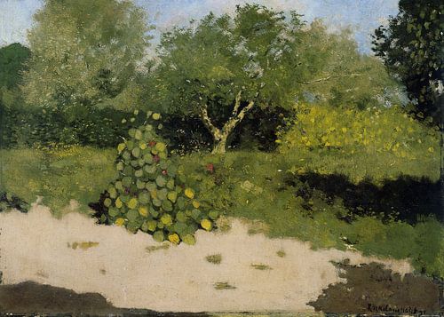 Tuinhoek met Oost-Indische kers, Richard Nicolaüs Roland Holst