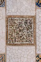 Park Guell | Mozaïek muur| Barcelona