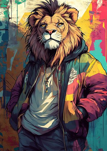 Graffiti Lion