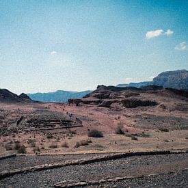 Mine de cuivre, vallée de Timna, Israël sur Stefan van Horssen