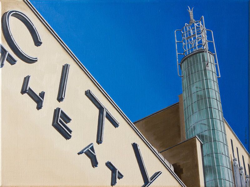 Give me Amsterdam! #14, City Theater by Rob de Vries, Realistische kunst