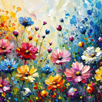 Zomerbloemen van Jessica Berendsen