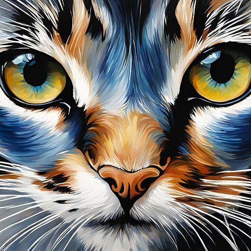 The Cats Gase Reflection