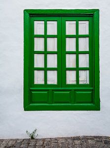 Fenêtre verte, Lanzarote sur Danny Leij
