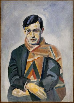 Porträt Tristan Tzara von Robert Delaunay von Peter Balan
