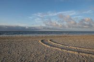 Het prachtige brede strand bij de Cocksdorp op Texel van Yeltree Fotografie thumbnail
