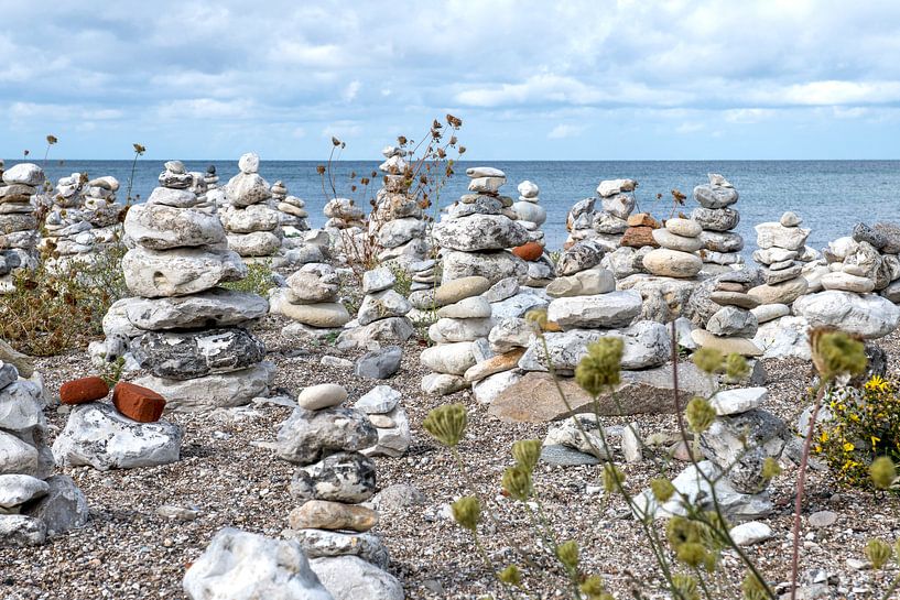 steenmannetjes aan de kust van Denemarken par Hanneke Luit