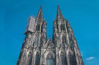 Cologne Cathedral Dom Front von Mario van Middendorf Miniaturansicht