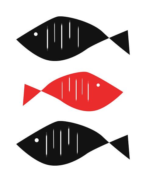 Modern Pisces by Patrycja Polechonska