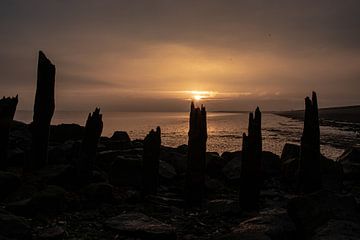 Sonnenaufgang Oosterschelde von Marjolein Albregtse