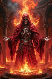 DIABRITUS - Magere Hein bij een duivels ritueel van INFERAURUM