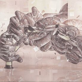 Malerei der Vergänglichkeit von Jos Hoppenbrouwers Kunst