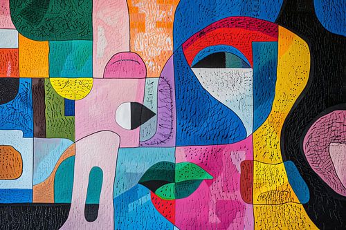 creatief abstract portret