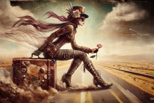 Steampunk Lady von Silvio Schoisswohl