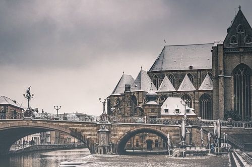 L'église St Michael sous une couche blanche | City Photography