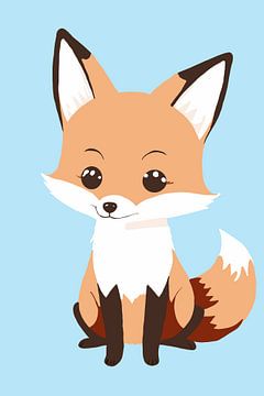 Little fox by H.Remerie Photography and digital art