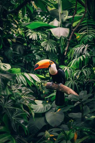 Toekan in het jungleparadijs